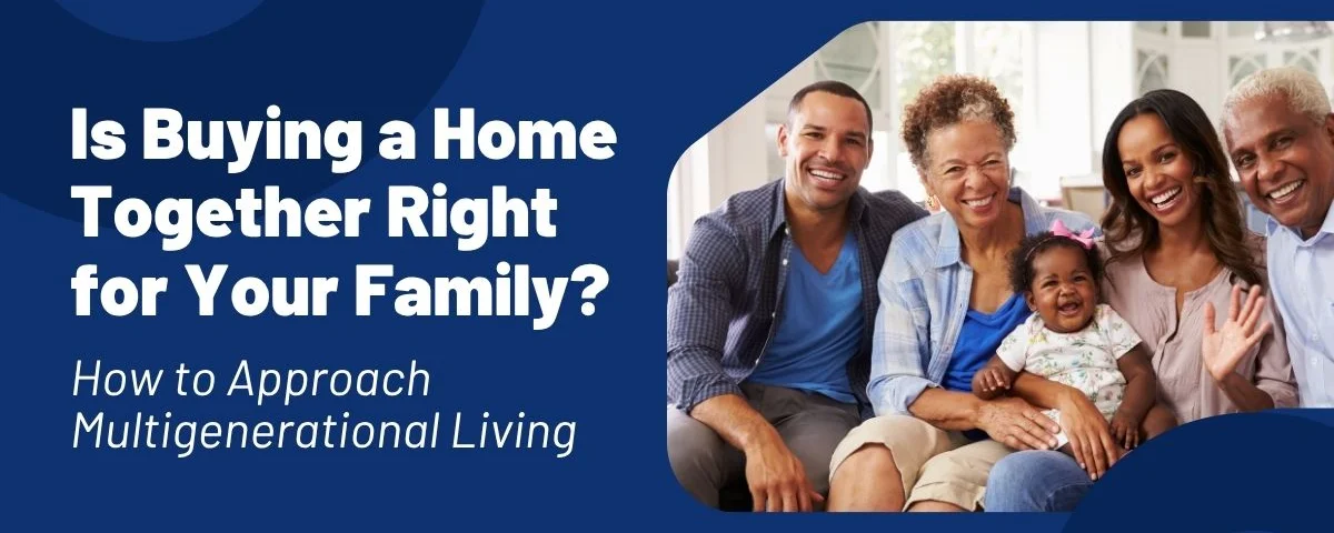 Multigenerational family at home, Portland, Oregon