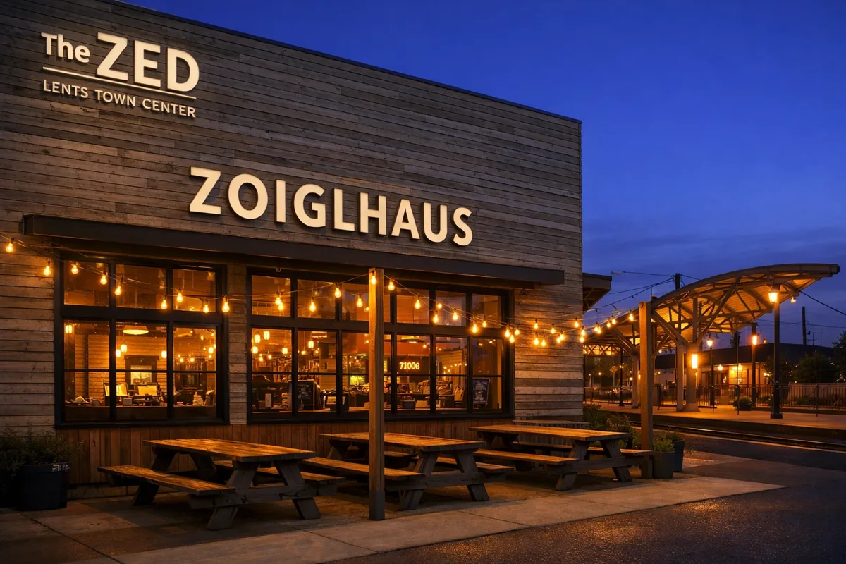Local dining in East Portland, Oregon