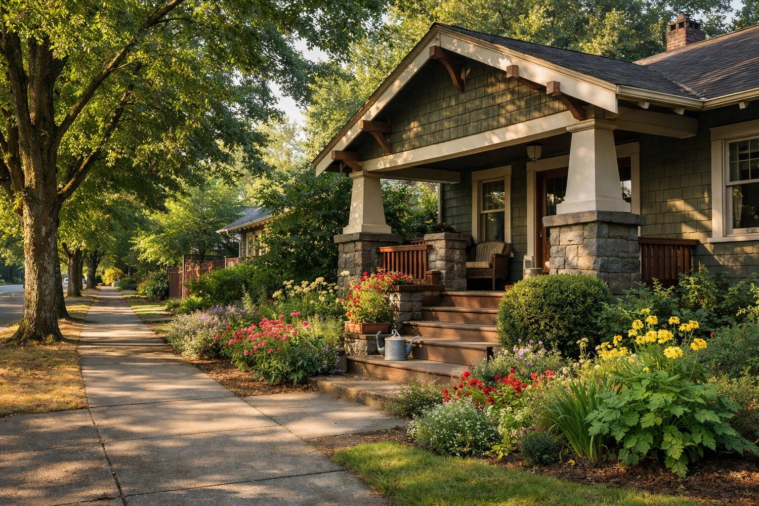 Residential neighborhood in Gresham, Oregon
