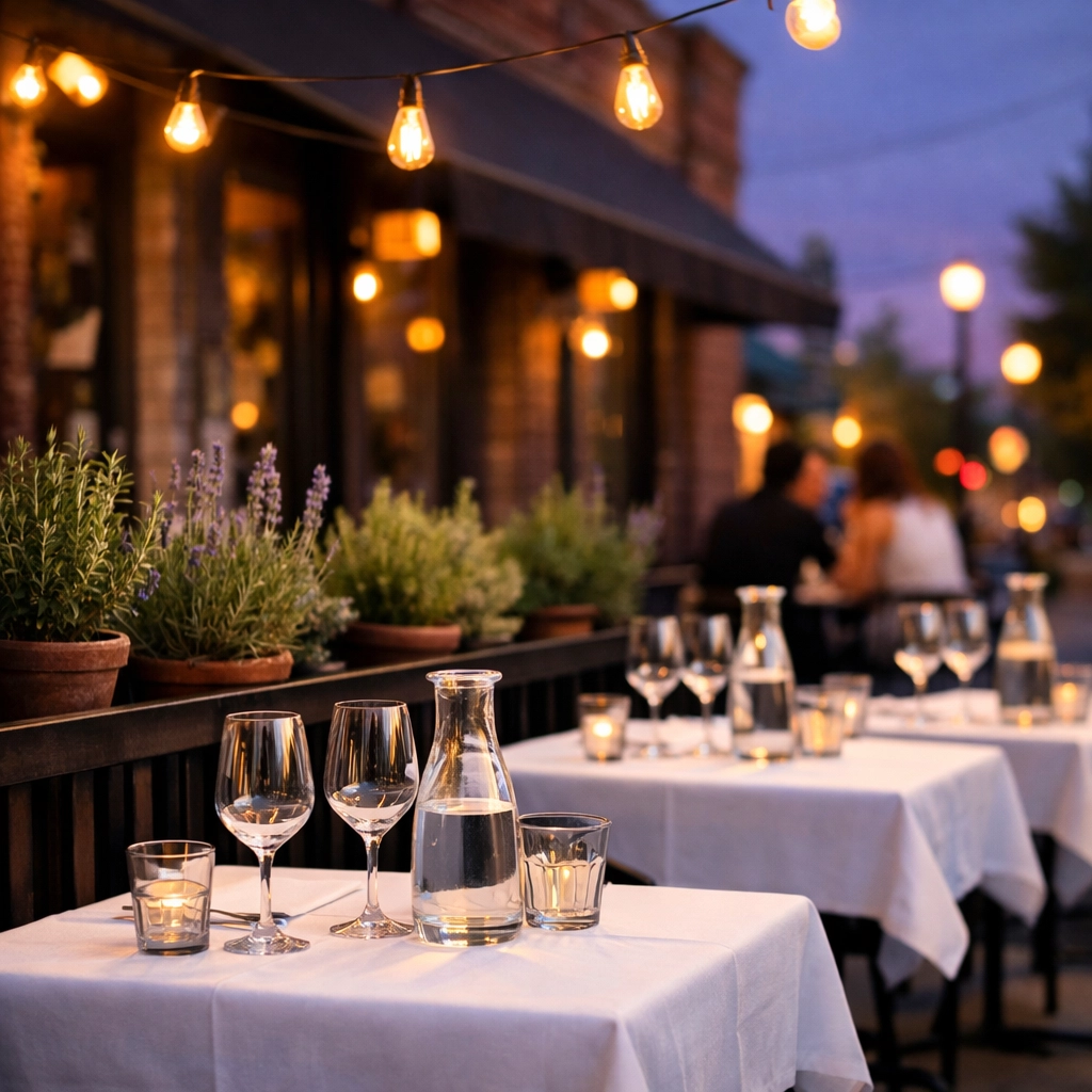 Local dining in Southeast Portland, Oregon