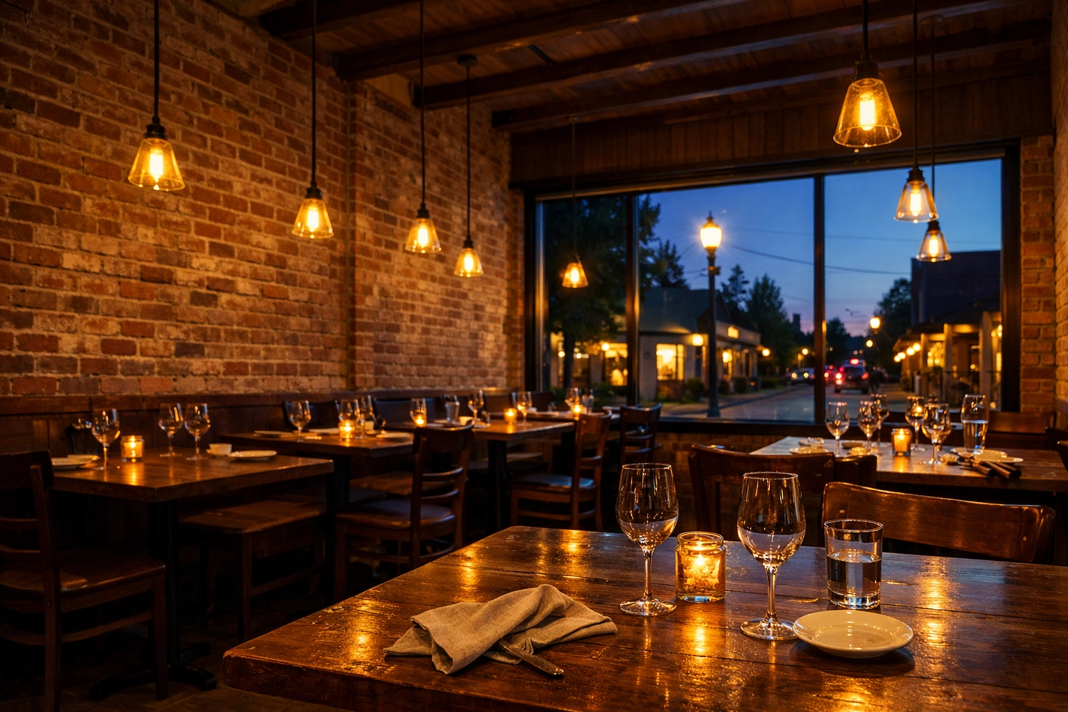 Local dining in Southwest Portland, Oregon