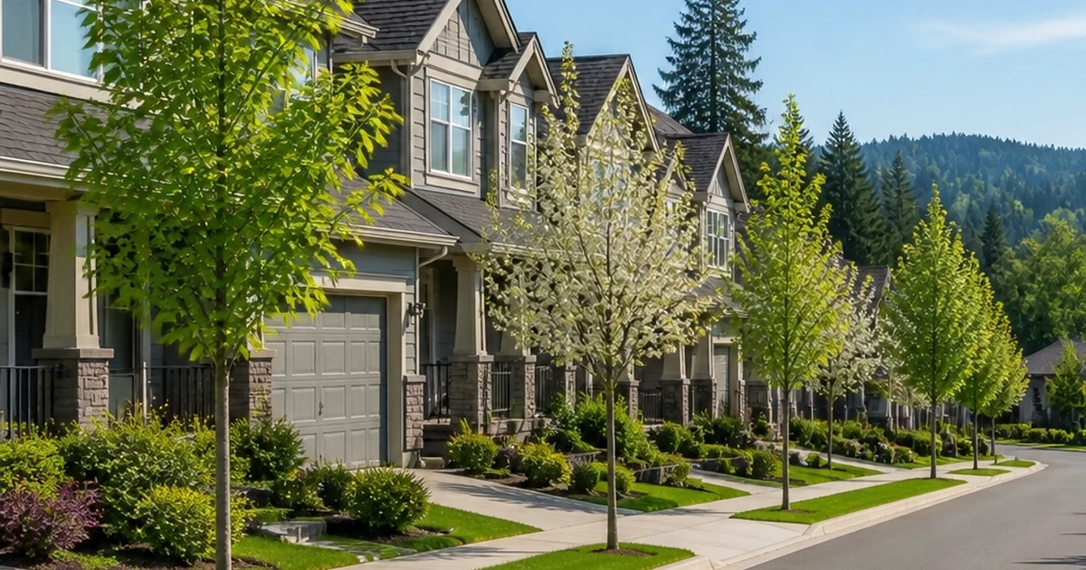 Suburban neighborhood, Beaverton, Oregon